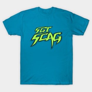 Sgt Scag - Green Logo T-Shirt